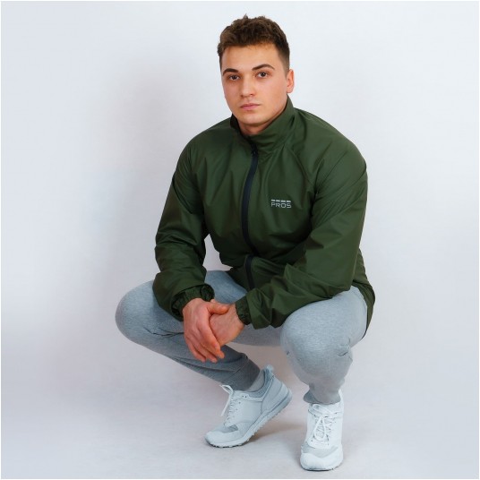 Kurtka wodoodporna PROS SPORTS RUNPRO model 723 - zielony