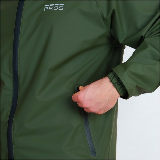 Kurtka wodoodporna PROS SPORTS RUNPRO model 723 - zielony