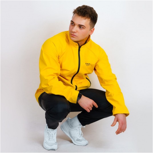 Kurtka wodoodporna PROS SPORTS RUNPRO model 723 - żółty