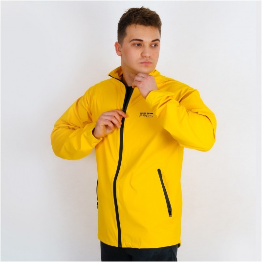 Kurtka wodoodporna PROS SPORTS RUNPRO model 723 - żółty