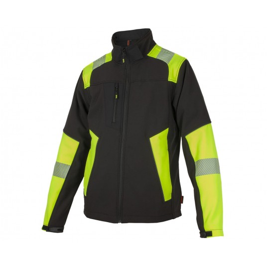 Kurtka zimowa Bennon REFLECTOS Jacket black/yellow