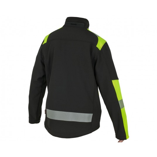 Kurtka zimowa Bennon REFLECTOS Jacket black/yellow