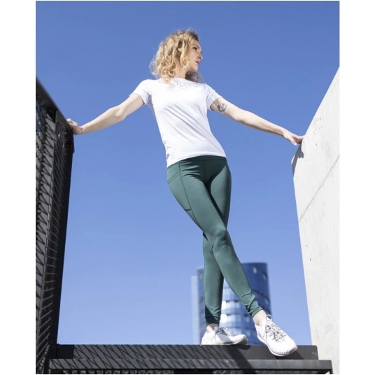 Legginsy damskie ARDON ALBADEW - szmaragdowy -zdjęcie numer 5