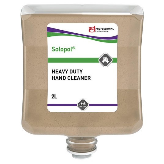 Mocny środek czyszczący do rąk Solopol - wkład do dozownika 2L -zdjęcie numer 1