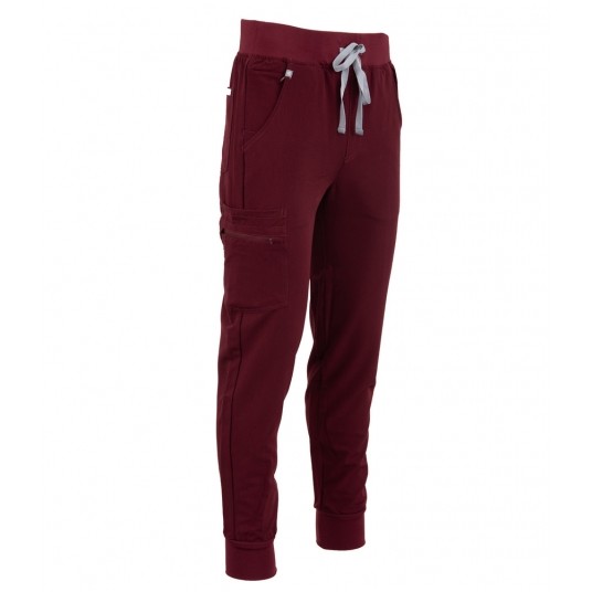 MYNTS Jogger Pants Men MMP003 Burgundy -zdjęcie numer 5