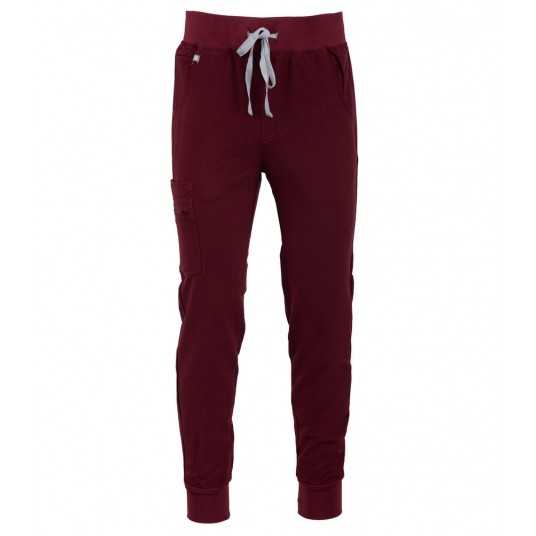 MYNTS Jogger Pants Men MMP003 Burgundy -zdjęcie numer 1