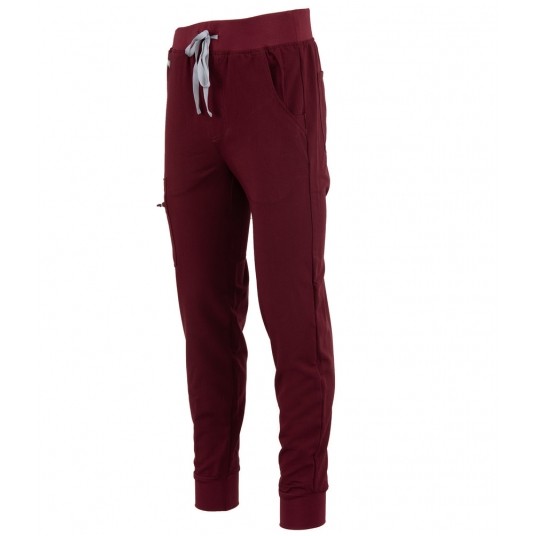 MYNTS Jogger Pants Men MMP003 Burgundy -zdjęcie numer 4