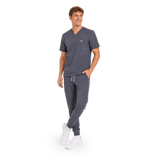 MYNTS Jogger Pants Men MMP003 MoonStone Grey -zdjęcie numer 3