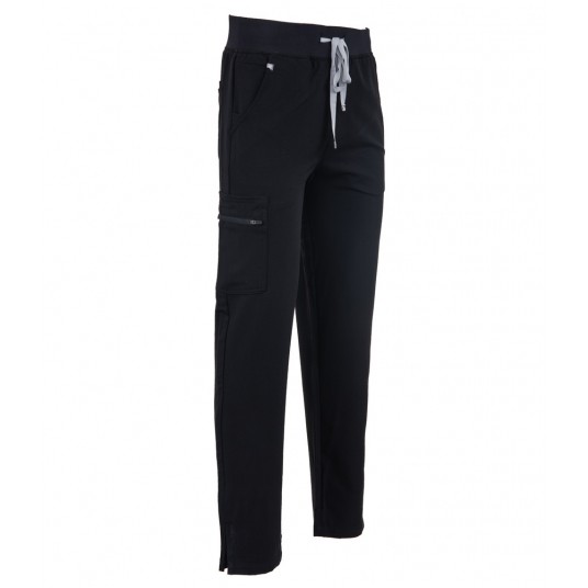 MYNTS Straight Leg Pants Men MMP004 Black -zdjęcie numer 4