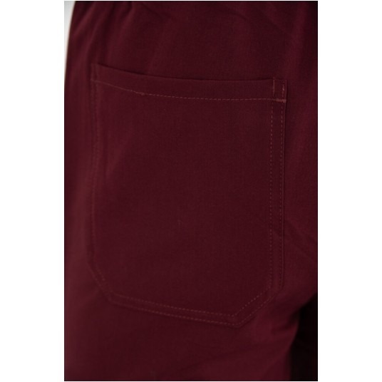 MYNTS Straight Leg Pants Men MMP004 Burgundy -zdjęcie numer 12