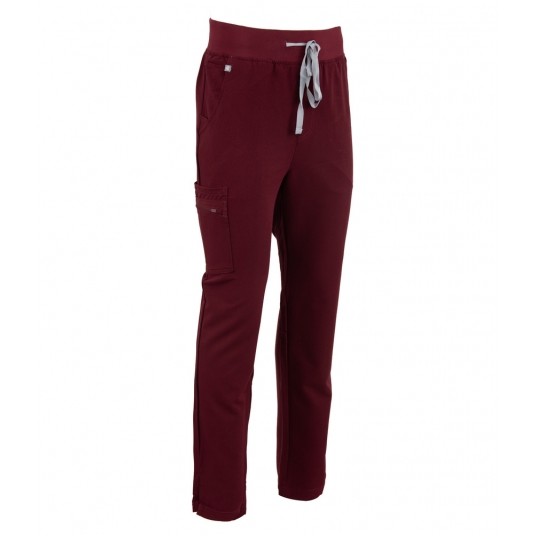 MYNTS Straight Leg Pants Men MMP004 Burgundy -zdjęcie numer 4