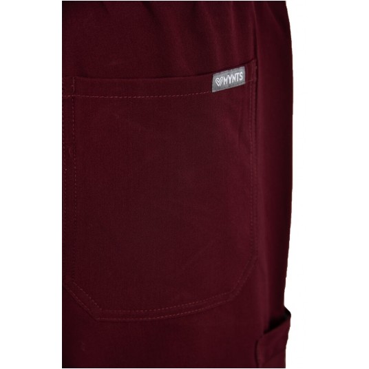 MYNTS Straight Leg Pants Men MMP004 Burgundy -zdjęcie numer 13