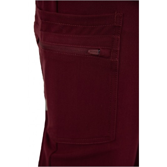 MYNTS Straight Leg Pants Men MMP004 Burgundy -zdjęcie numer 8