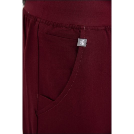 MYNTS Straight Leg Pants Men MMP004 Burgundy -zdjęcie numer 7