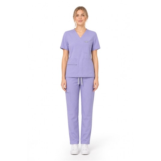 MYNTS Straight Leg Pants Women WMP002 Lavender -zdjęcie numer 2