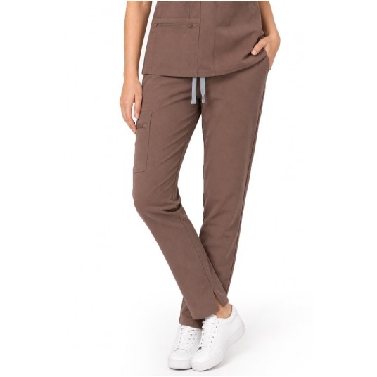 MYNTS Straight Leg Pants Women WMP002 Sahara Mokka -zdjęcie numer 3