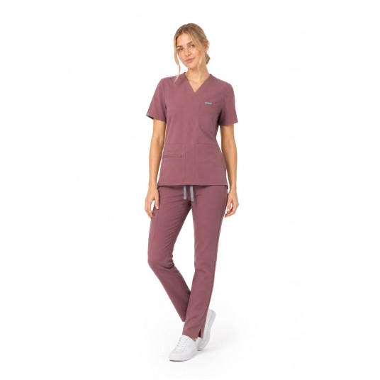 MYNTS Straight Leg Pants Women WMP002 Terra Rose -zdjęcie numer 2
