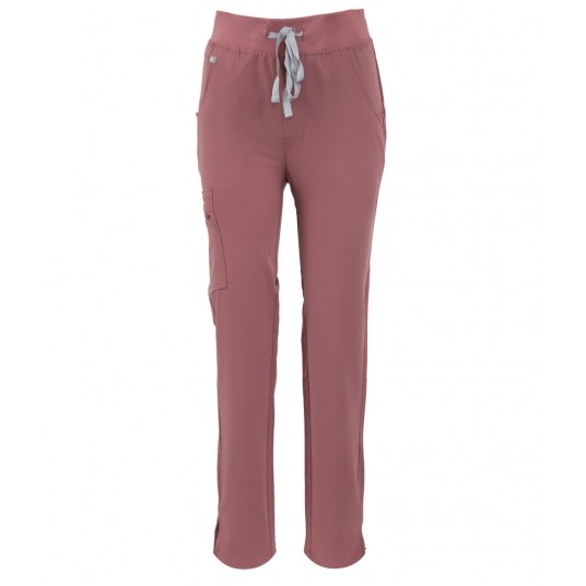MYNTS Straight Leg Pants Women WMP002 Terra Rose -zdjęcie numer 1