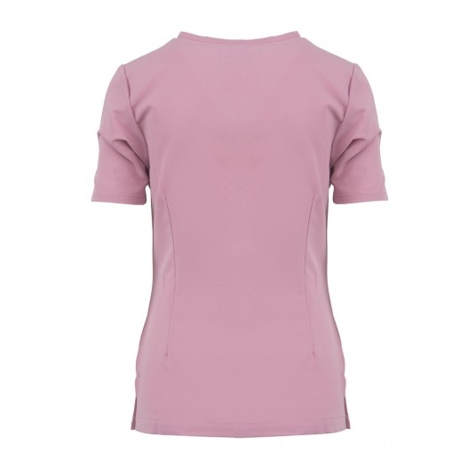 MYNTS V-Neck Pocket Genius – Scrub Top Women WMT001 Rose Water -zdjęcie numer 6