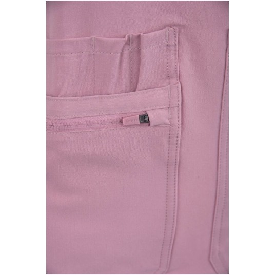 MYNTS V-Neck Pocket Genius – Scrub Top Women WMT001 Rose Water -zdjęcie numer 12