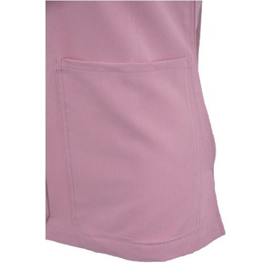 MYNTS V-Neck Pocket Genius – Scrub Top Women WMT001 Rose Water -zdjęcie numer 15