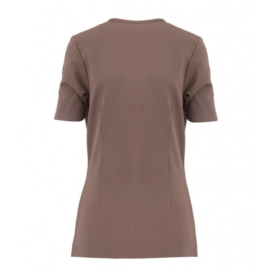 MYNTS V-Neck Pocket Genius – Scrub Top Women WMT001 Sahara Mokka -zdjęcie numer 6