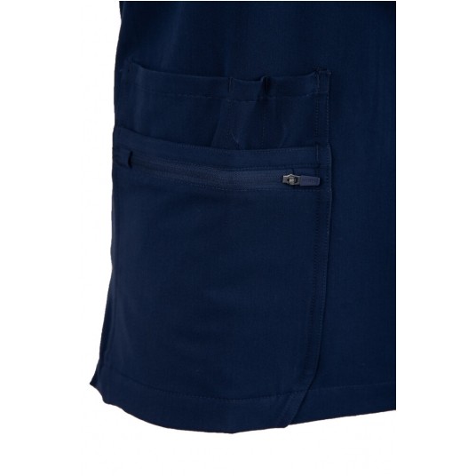 MYNTS V-Neck Pocket Genius - ScrubTop Men MMT003 Midnight Navy -zdjęcie numer 7