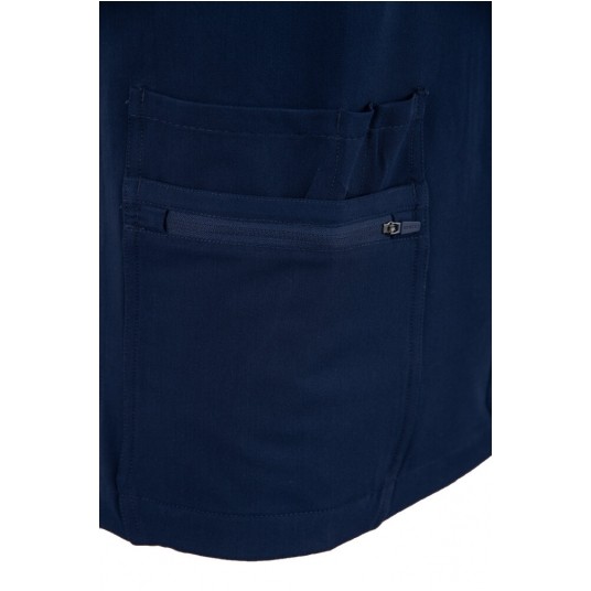 MYNTS V-Neck Pocket Genius - ScrubTop Men MMT003 Midnight Navy -zdjęcie numer 10