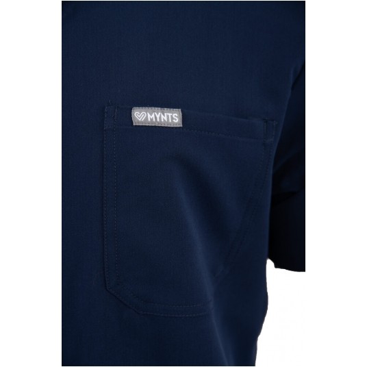MYNTS V-Neck Pocket Genius - ScrubTop Men MMT003 Midnight Navy -zdjęcie numer 8