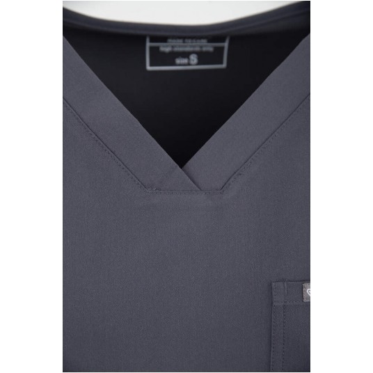 MYNTS V-Neck Pocket Genius - ScrubTop Men MMT003 MoonStone Grey -zdjęcie numer 7