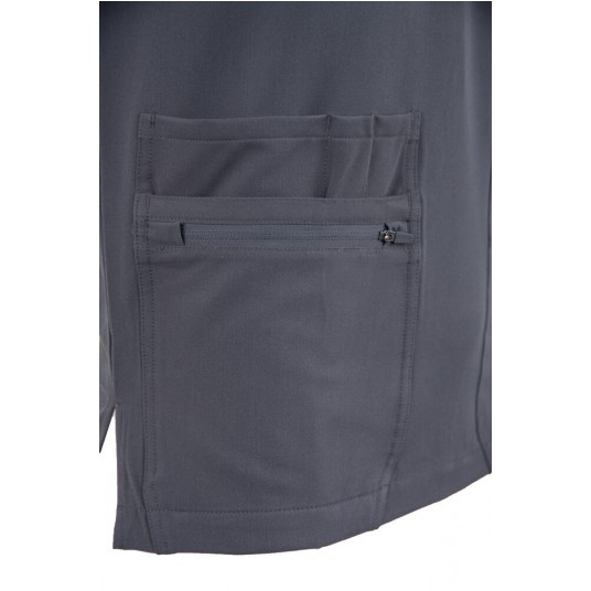 MYNTS V-Neck Pocket Genius - ScrubTop Men MMT003 MoonStone Grey -zdjęcie numer 11