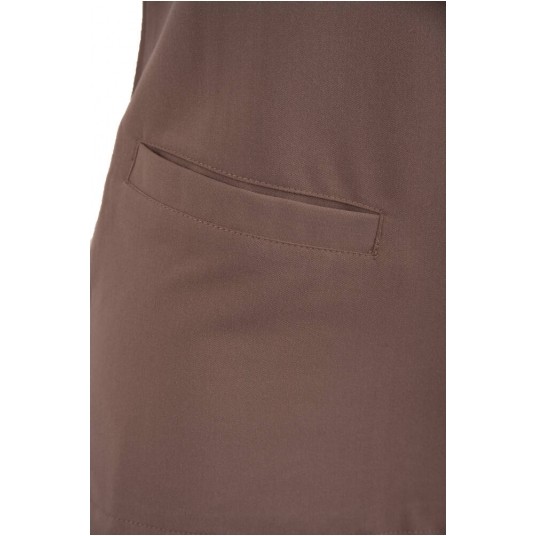 MYNTS V-Neck Two Pockets – Scrub Top Women WMT002 Sahara Mokka -zdjęcie numer 12