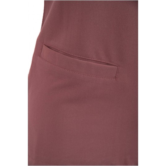MYNTS V-Neck Two Pockets – Scrub Top Women WMT002 Terra Rose -zdjęcie numer 12