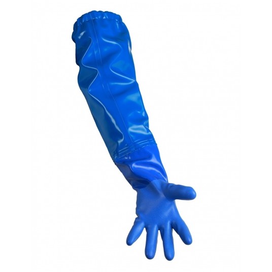 Narękawki z rękawicami PROS 043 - niebieski -zdjęcie numer 2