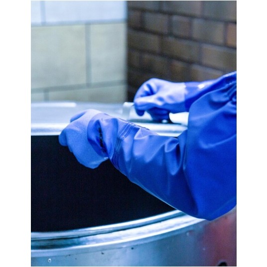 Narękawki z rękawicami PROS 043 - niebieski -zdjęcie numer 7