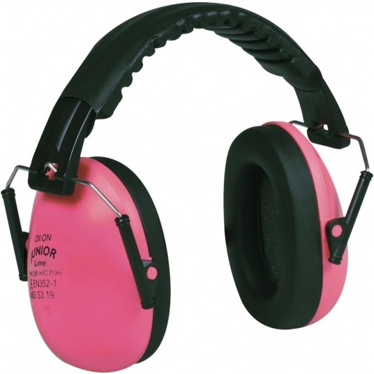 Nauszniki ochronne dziecięce OX-ON Junior Basic Pink -zdjęcie numer 1