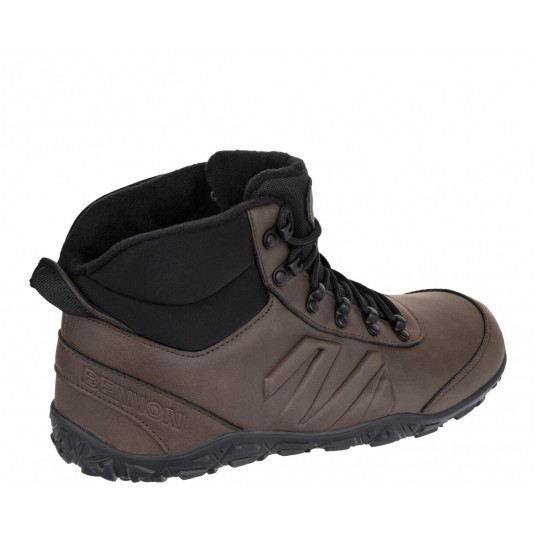 Obuwie Barefoot Bennon Winter High - czarny-brązowy