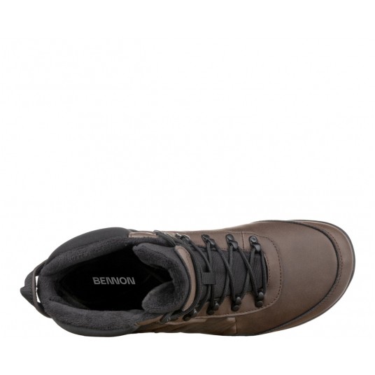 Obuwie Barefoot Bennon Winter High - czarny-brązowy