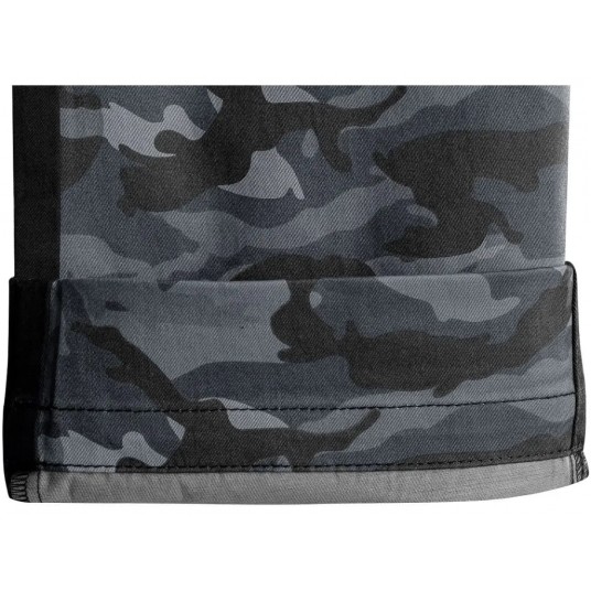 Ogrodniczki CXS SOLIS FLEX - camo-czarny