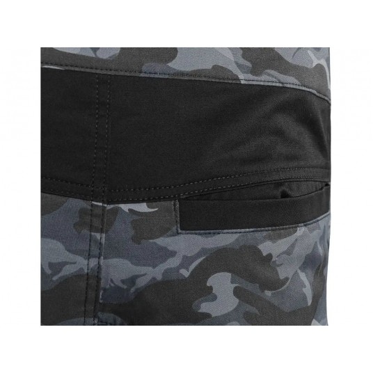 Ogrodniczki CXS SOLIS FLEX - camo-czarny