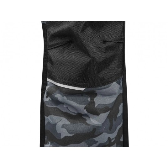 Ogrodniczki CXS SOLIS FLEX - camo-czarny