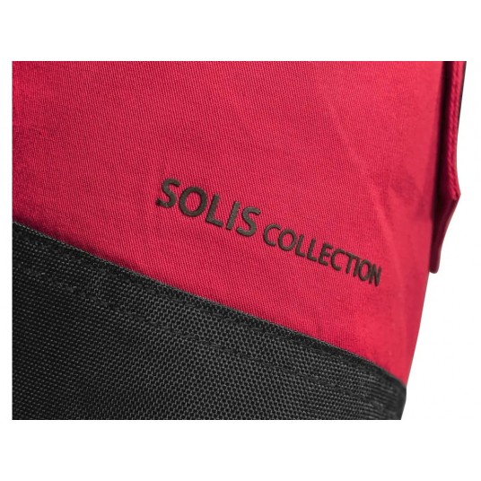 Ogrodniczki CXS SOLIS FLEX - czerwony-czarny