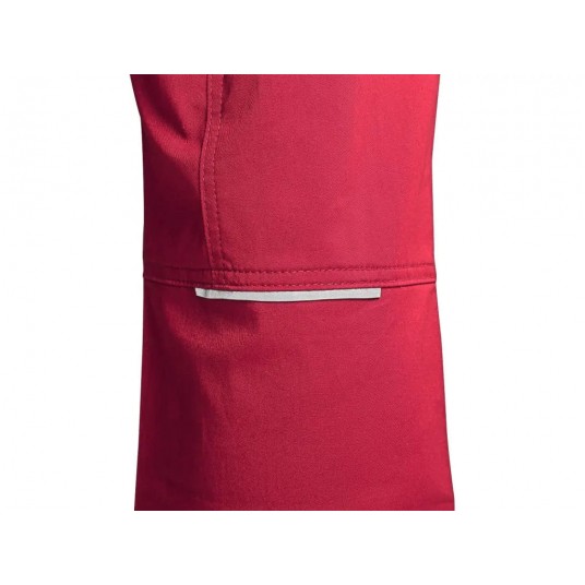 Ogrodniczki CXS SOLIS FLEX - czerwony-czarny