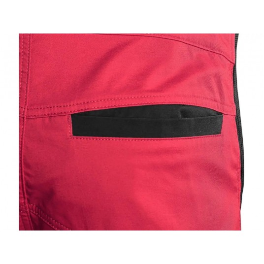 Ogrodniczki CXS SOLIS FLEX - czerwony-czarny