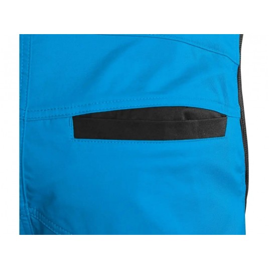 Ogrodniczki CXS SOLIS FLEX - niebieski-czarny