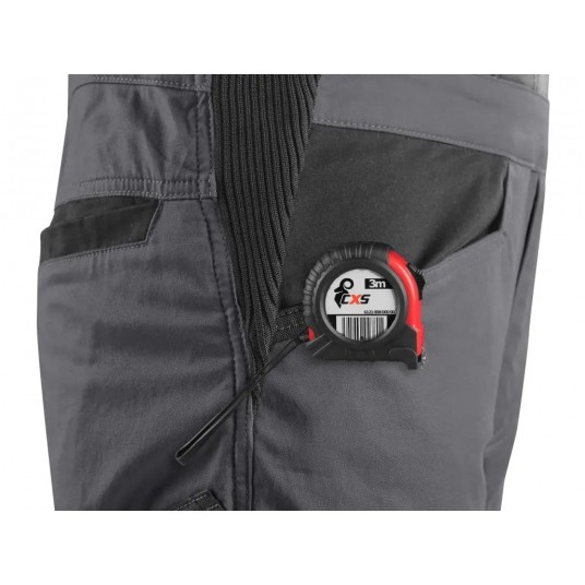 Ogrodniczki CXS SOLIS FLEX - szary-czarny