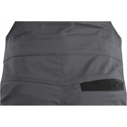 Ogrodniczki CXS SOLIS FLEX - szary-czarny