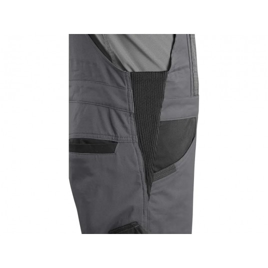 Ogrodniczki CXS SOLIS FLEX - szary-czarny