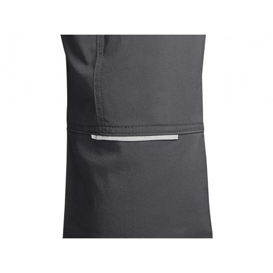 Ogrodniczki CXS SOLIS FLEX - szary-czarny