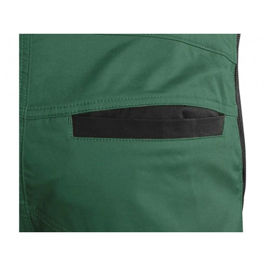 Ogrodniczki CXS SOLIS FLEX - zielony-czarny